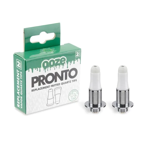 Ooze Pronto - Replacement Fritted Quartz Tips 2pk
