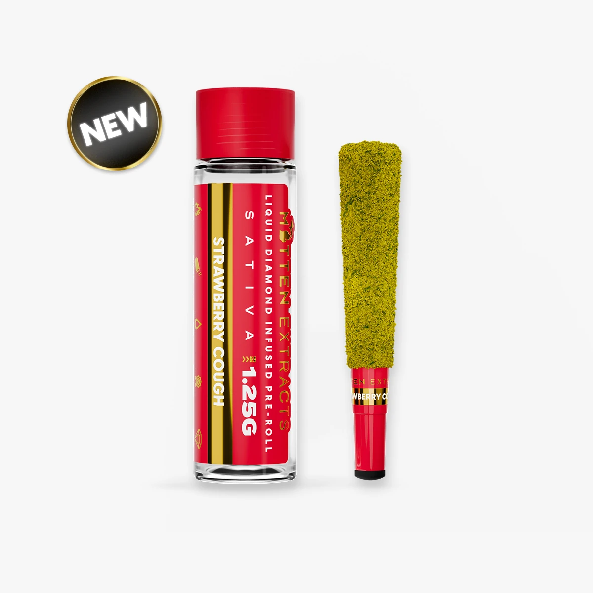 Mitten Extracts - Strawberry Cough Infused Pre-Roll 1.25g