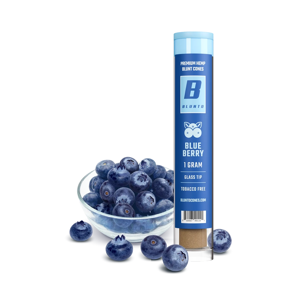 Bluntd Hemp Wrap Cone - Blueberry