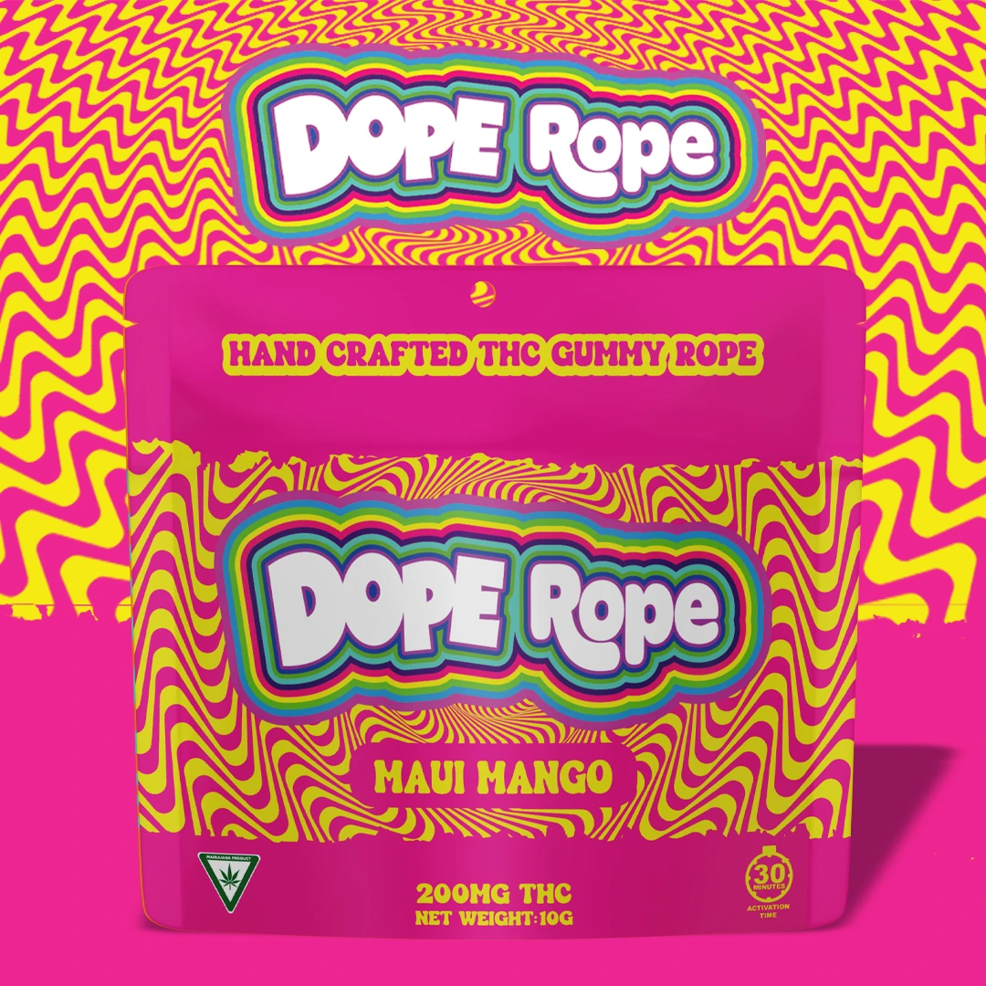 Dope Rope - Maui Mango Gummy Rope 200mg