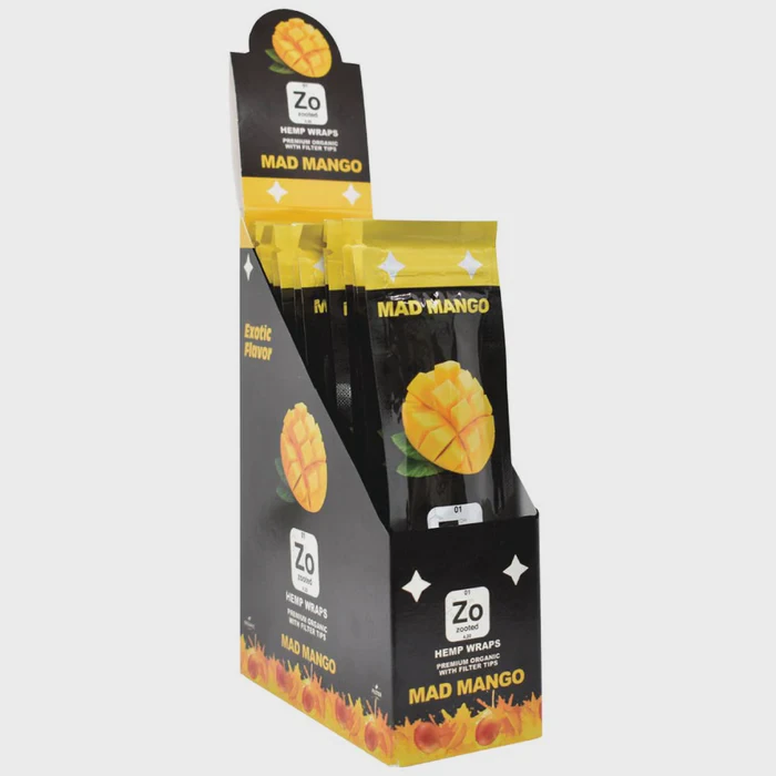 Zooted Hemp Wraps 2pk - Mad Mango