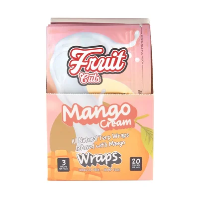 Fruit Cuts Natural Pulp Wraps King Size - Mango Cream