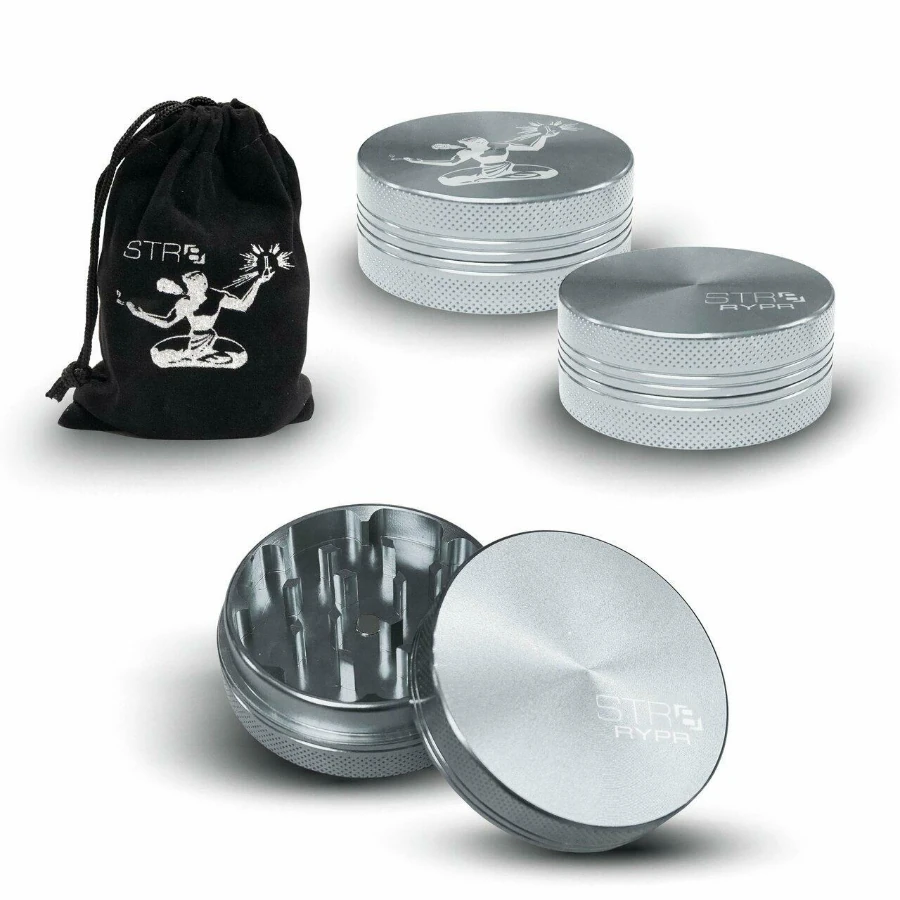 STR8 RYPR Grinder 2pc - Silver
