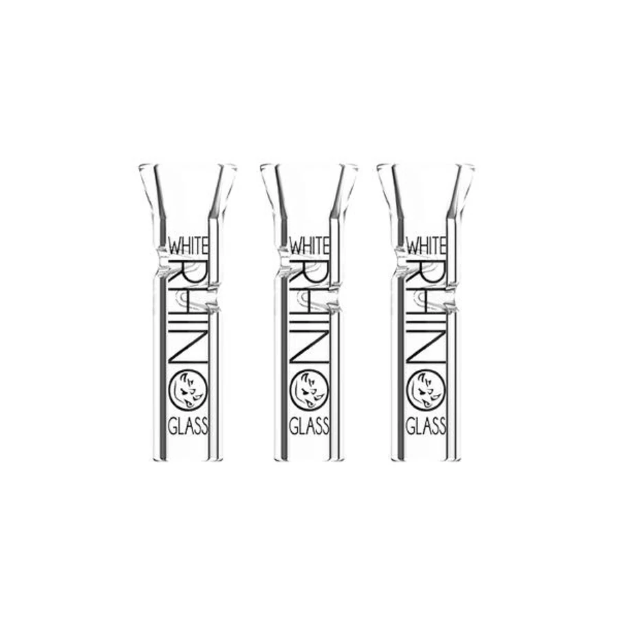 White Rhino Glass Flat Tips