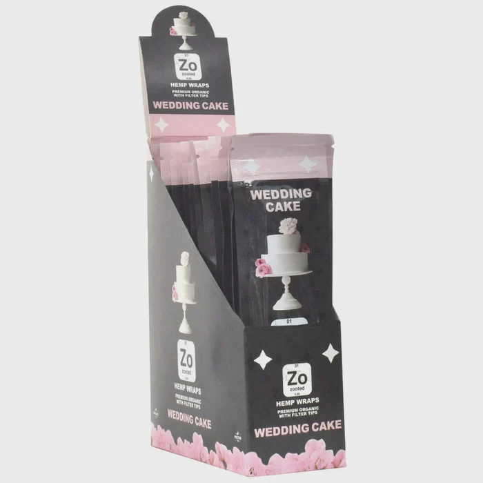 Zooted Hemp Wraps 2pk - Wedding Cake