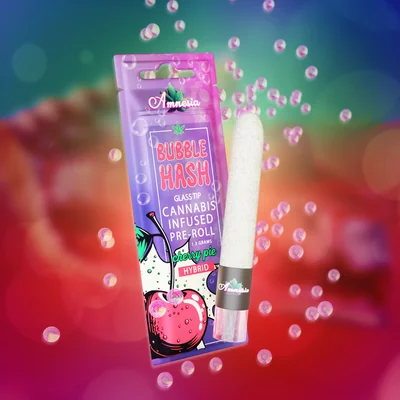 Amnesia - Cherry Pie Bubble Hash Infused Pre-Roll 1.3g