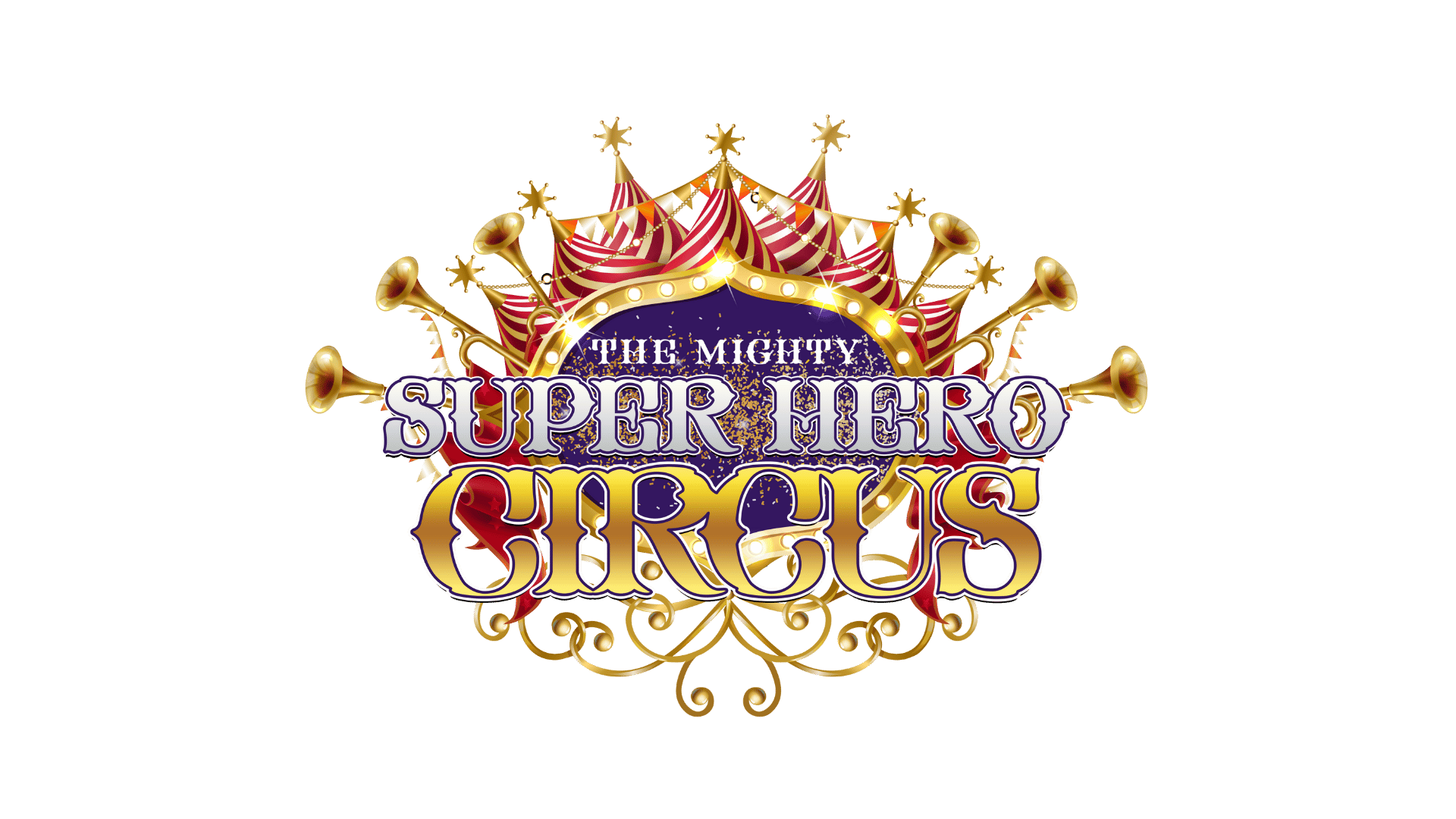 The Mighty Superhero Circus logo