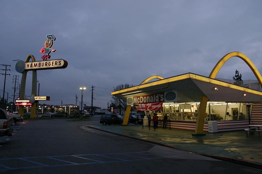 The oldest operating McDonald's restaurant, opened in 1953, located in Downey, California