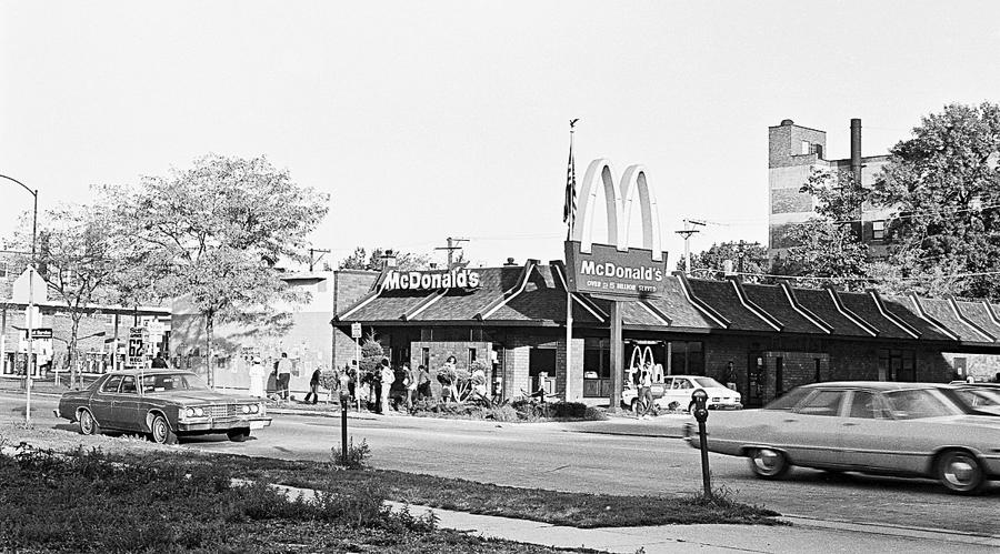 McDonald's in Hyde Park, Chicago, built between 1975 and 1978