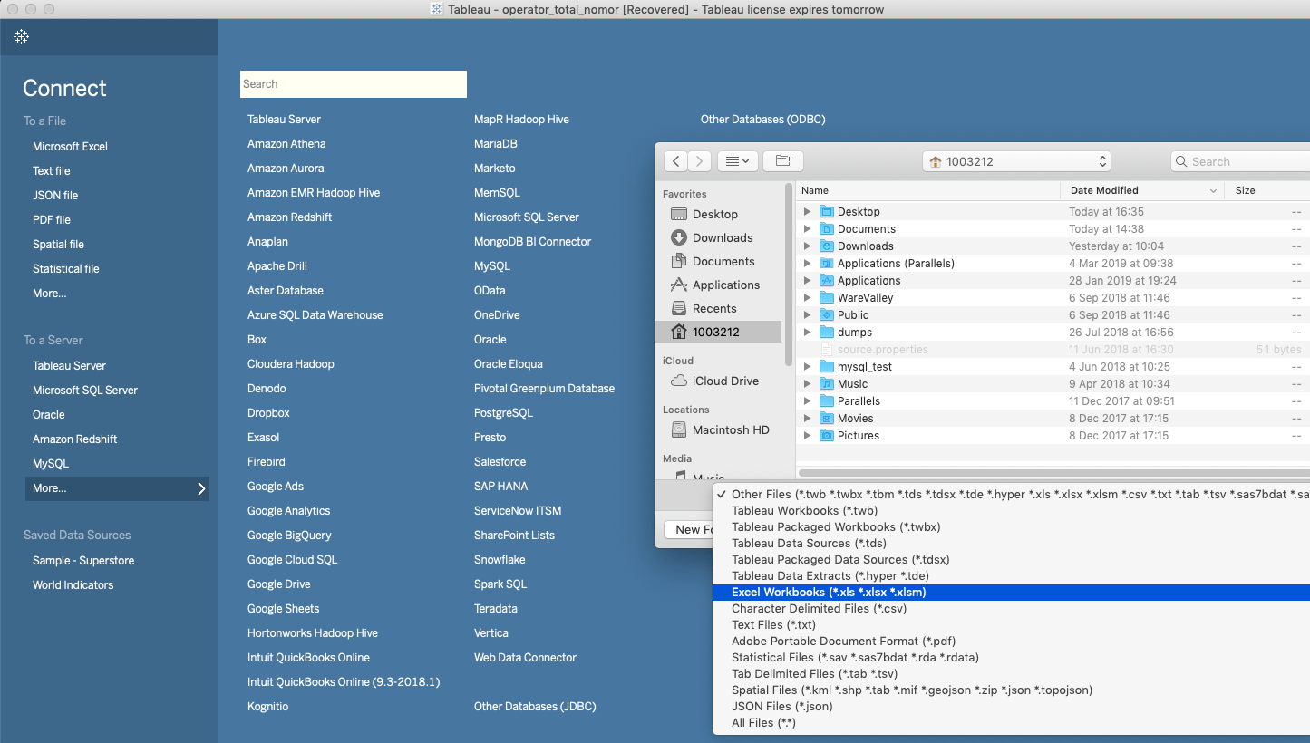 tableau connect to data source