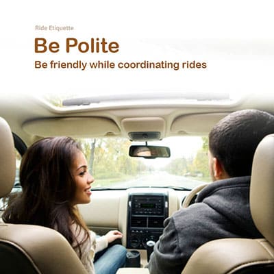 Be-Polite&Friendly On Rides Image