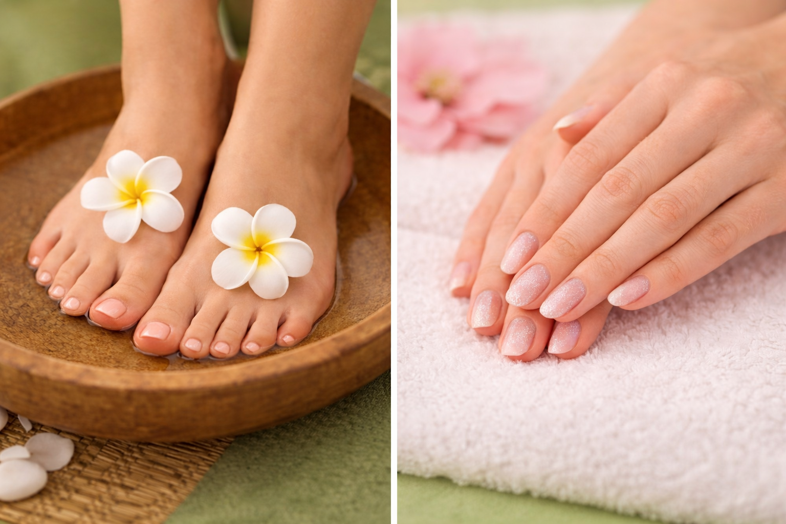 Professional manicure and nail care at Green Nail Bar