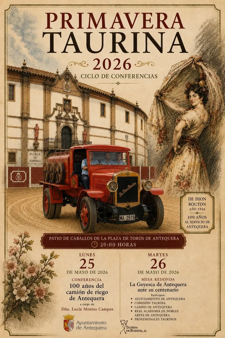 Conferencia: 100 años del camión de riego de Antequera