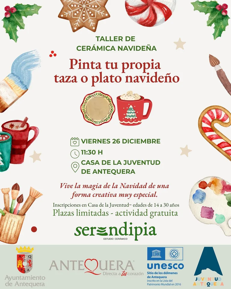 Taller de Cerámica Navideña