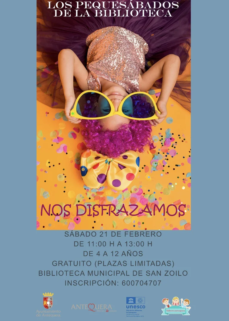 Nos Disfrazamos - Los Pequesábados de la Biblioteca