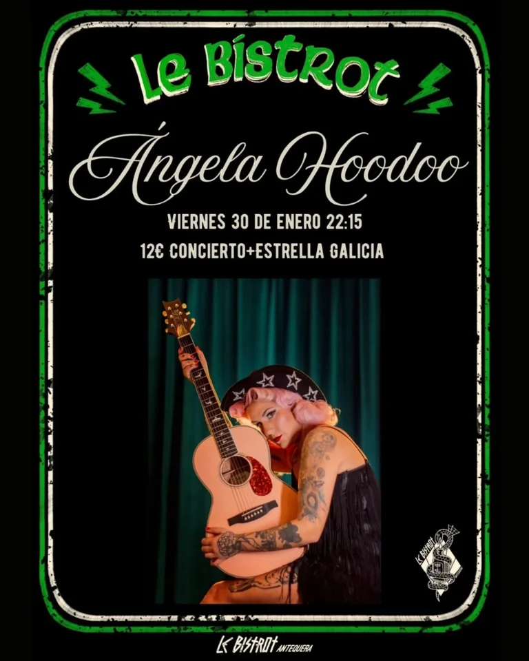 Ángela Hoodoo en concierto