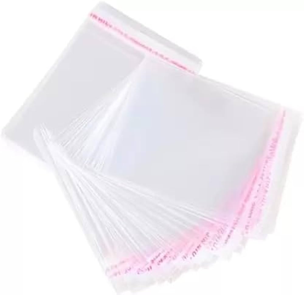Plastic XXSmall Self Adhesive Bag - Transparent Size 3x5 Inch