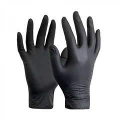 Vinyl Glove Powder Free - Black - Small