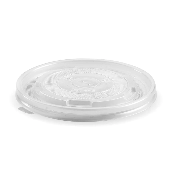 PP Clear Flat Lid for 6 Oz - 8Oz Kraft Ice Cream Cup
