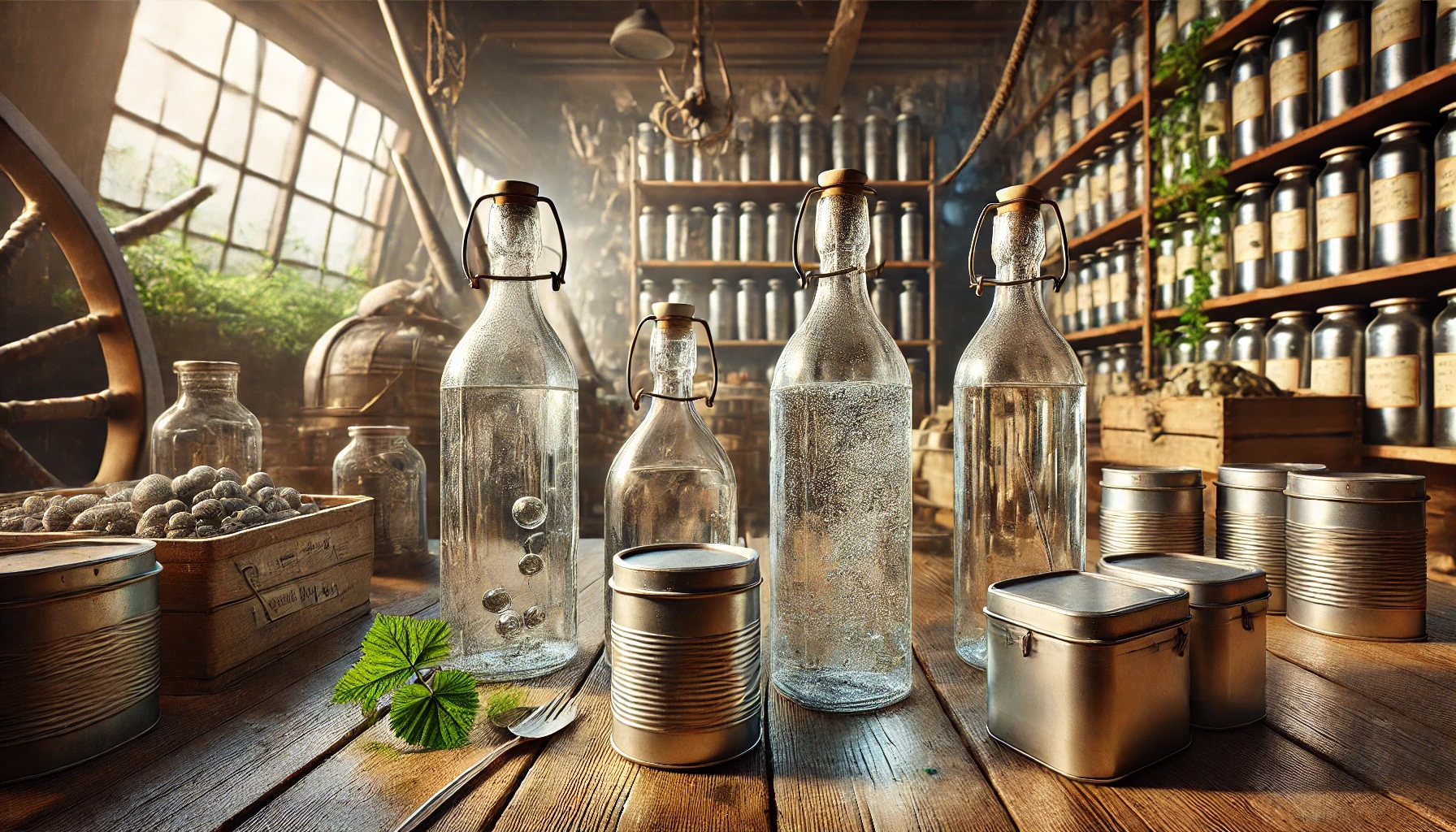 Glass and Tin Food Packaging