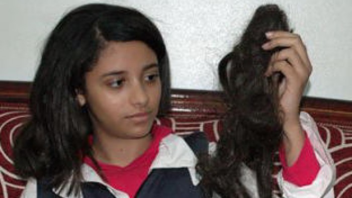 قص شعر الفتيات إرهاب من نوع أخر لإجبارهن على الحجاب