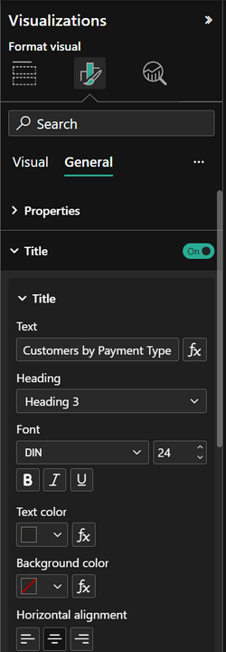 changing title values