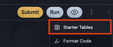table button