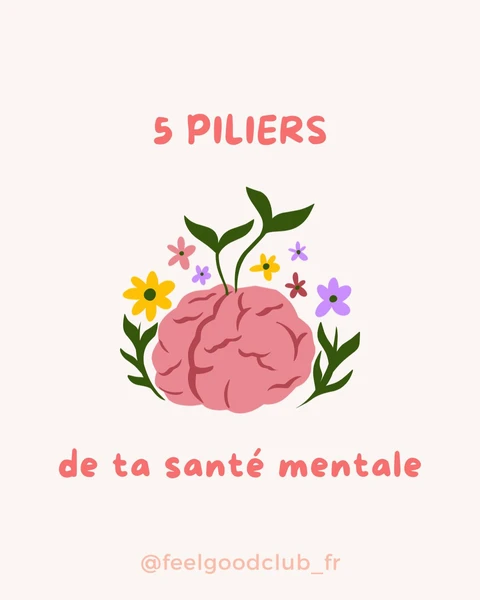 Couverture de 5 piliers de ta santé mentale