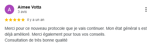 Témoignagne cliente