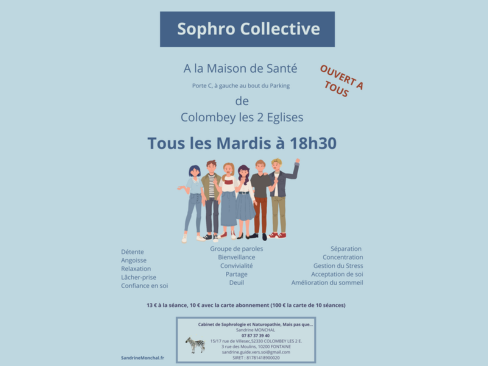 Couverture de SOPHROLOGIE COLLECTIVE A LA MAISON DE SANTE A COLOMBEY LES 2 EGLISES
