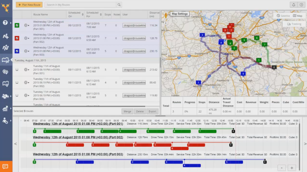 road trip route planner multiple stops