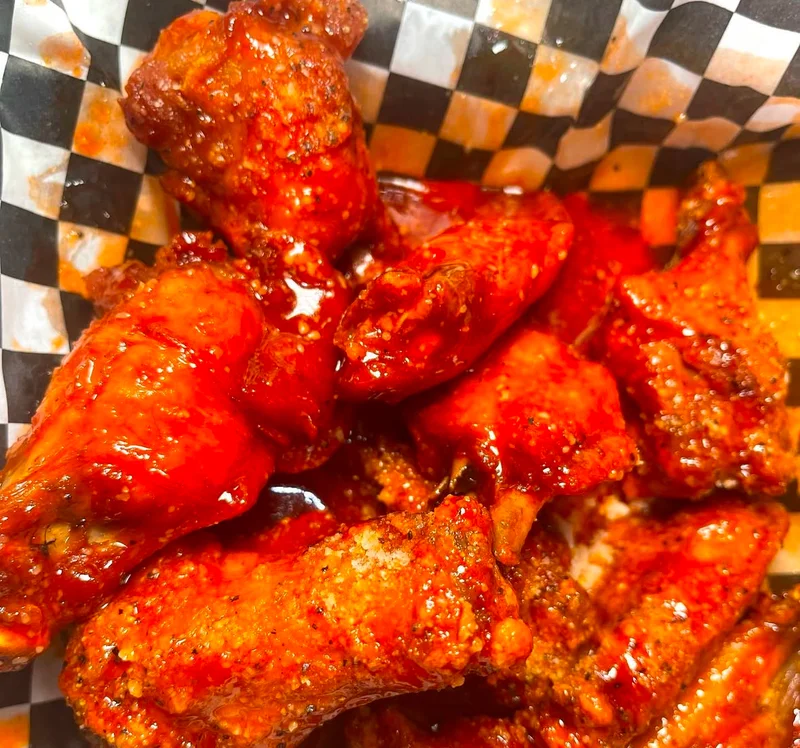 Wings at Sista Kim's Kitchen