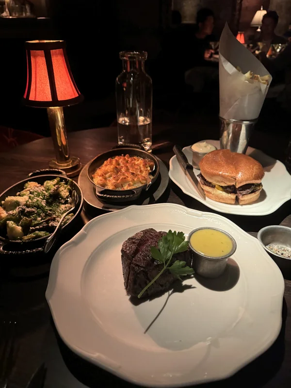 Steak at Bavette's Bar & Boeuf