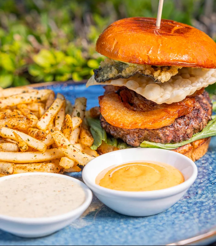 Burger at Banbu Sushi Bar & Grill