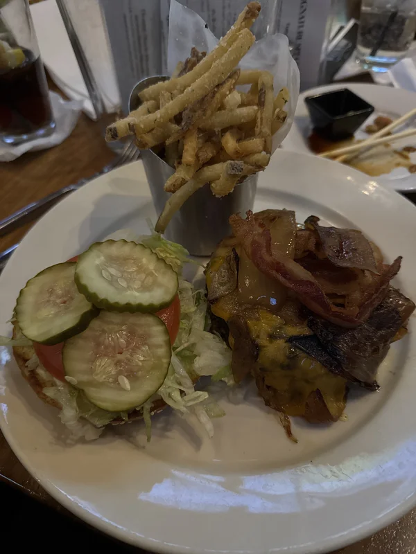 Burger at Westwood Tavern
