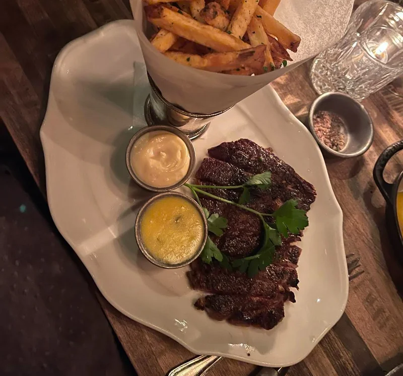 Steak at Bavette's Bar & Boeuf