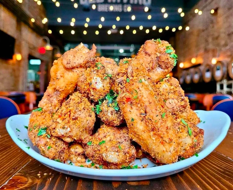 Wings at Old Irving Brewing Co.