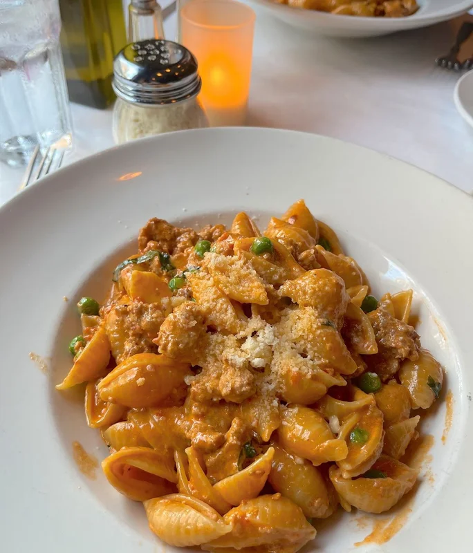 Pasta at Topo Gigio Ristorante