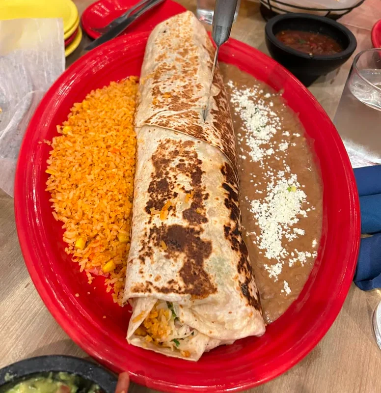 Burrito at Fat Rosie's Taco & Tequila Bar