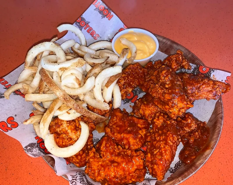 Wings at Hooters