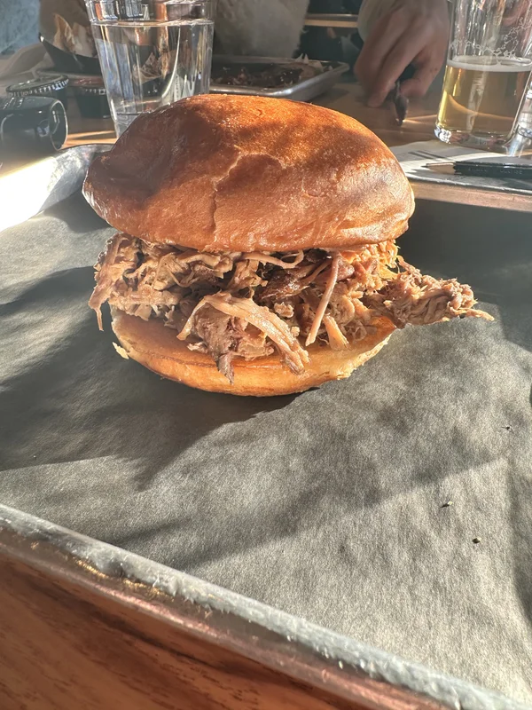 Pulled Pork Sandwich at Lillie's Q