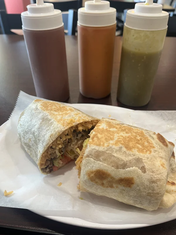 Burrito at Pancho’s Taqueria & Catering