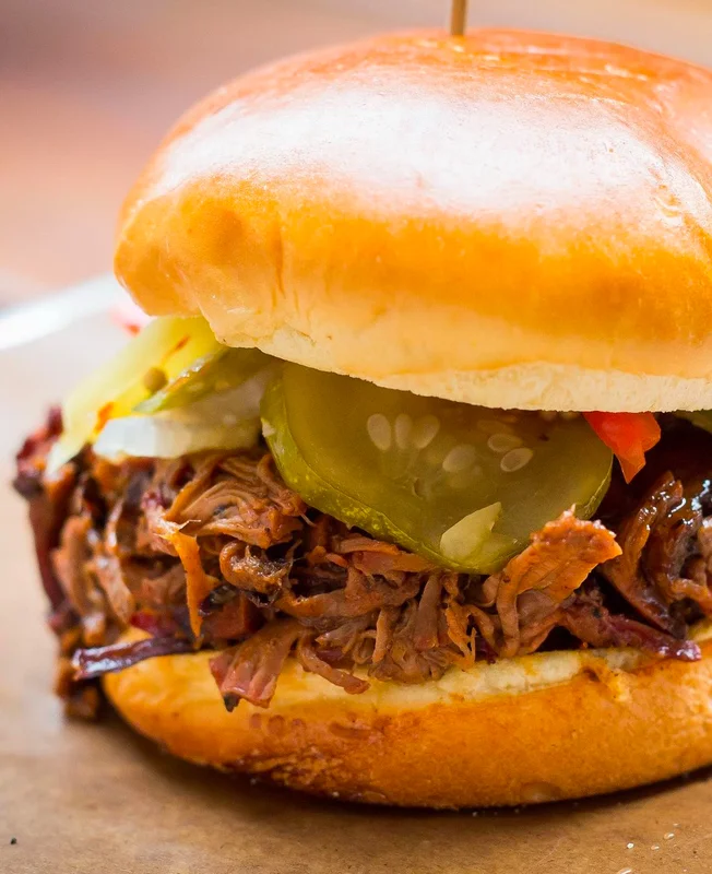 Pulled Pork Sandwich at Green Street Smoked Meats