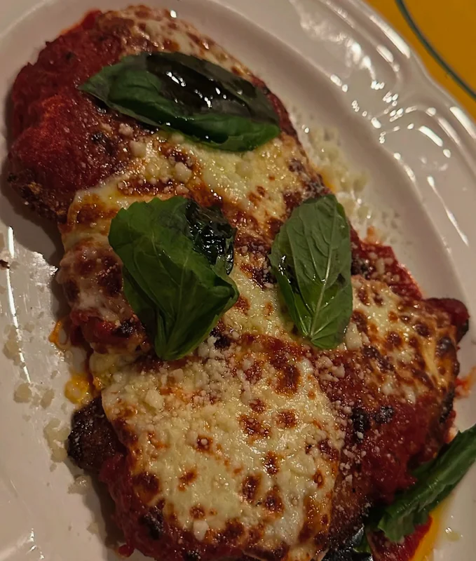 Chicken Parmesan at Alla Vita