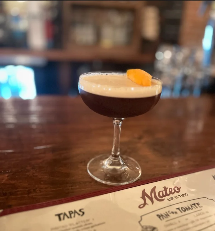 Espresso Martini at Mateo Bar de Tapas