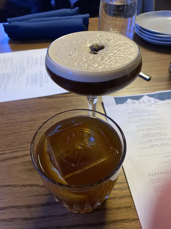 Espresso Martini at Chalet