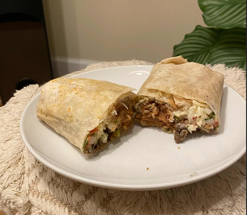 Burrito at El Greco's Burritos