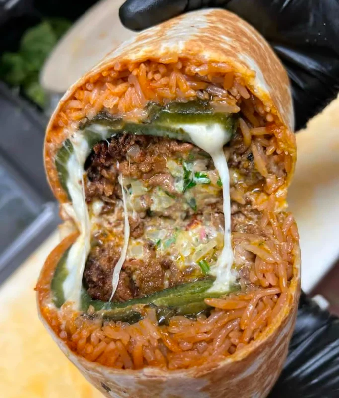 Burrito at Cocina Mariposa