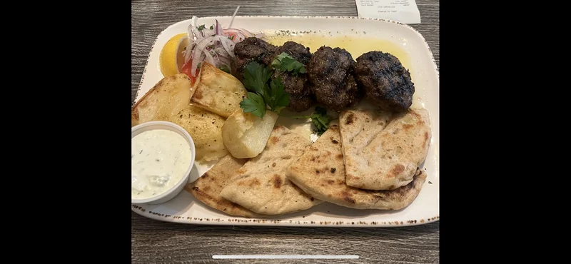 Bifteki at Nostimo Greek Kitchen