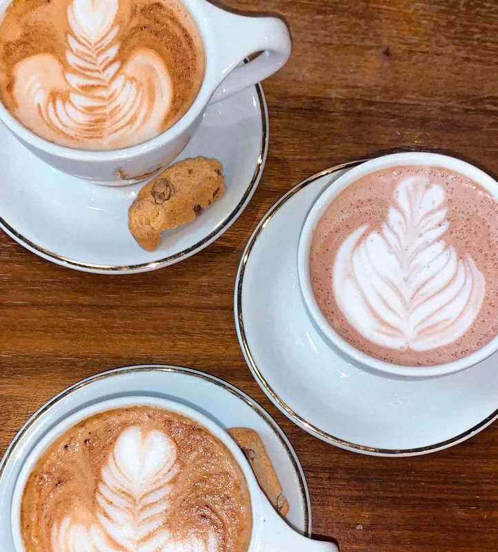 Latte at Goddess and the Baker, Wacker & LaSalle